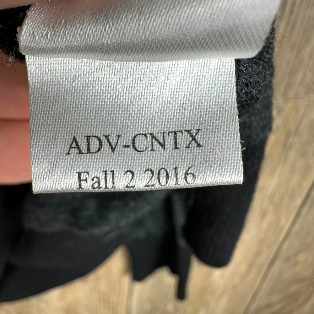UNTUCKit Merino Wool Sweater Gray Striped 1/4 Zip Mock Neck Men Size XL